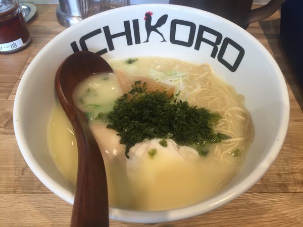 「純鶏白湯あおさそば」@鶏そば十番 156 ICHIKORO トリエ京王調布店の写真