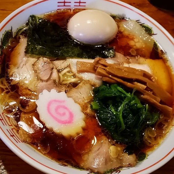 「チャーシューメン（味玉付き） ９００円」@水戸中華そば むじゃき食堂の写真
