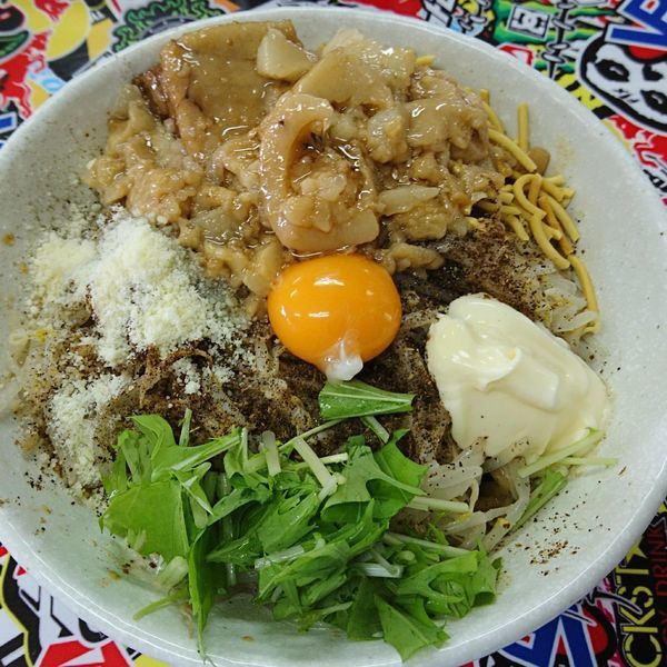 「まぜそば850　アブラ　カリカリ」@五朗笑店の写真