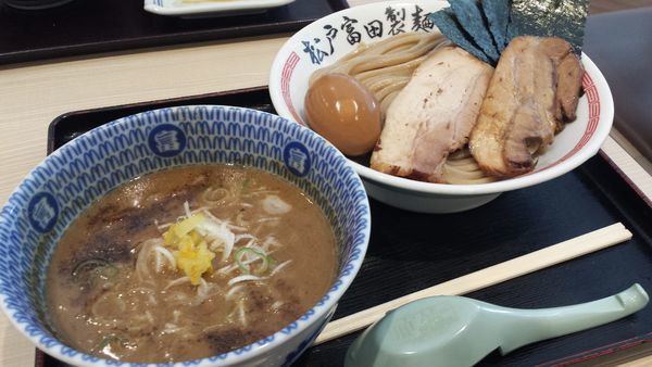 「特製つけそば1100円」@松戸富田製麺 三井アウトレットパーク木更津店の写真