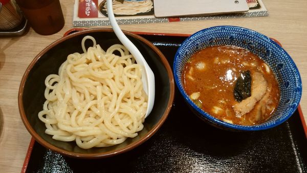 「辛つけ麺(並)中辛」@三竹寿 本店の写真