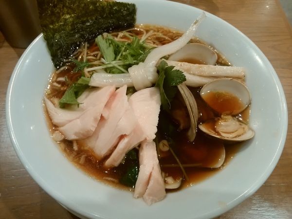 「蛤SOBA 960円」@むぎとオリーブ さいたま新都心店の写真