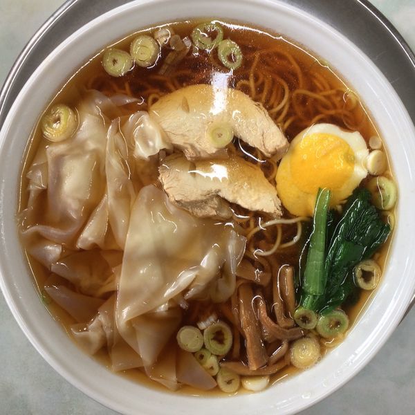 「ワンタンメン大盛 ￥700円」@盛信軒の写真