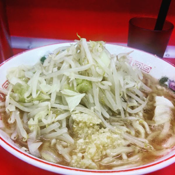 「小ラーメンニンニク」@ラーメン二郎 湘南藤沢店の写真
