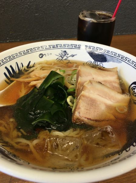 「【限定】冷やしラーメン ７５０円 珈琲サービス」@喜多方食堂 浅草本店の写真