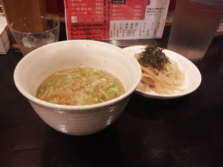 「つけ麺（塩）半らーめん」@鈴蘭の写真