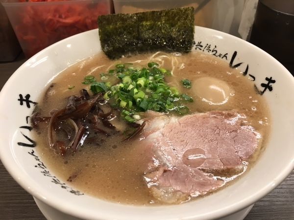 「ねぎラーメン750円+替え玉120円」@博多長浜らーめん いっきの写真