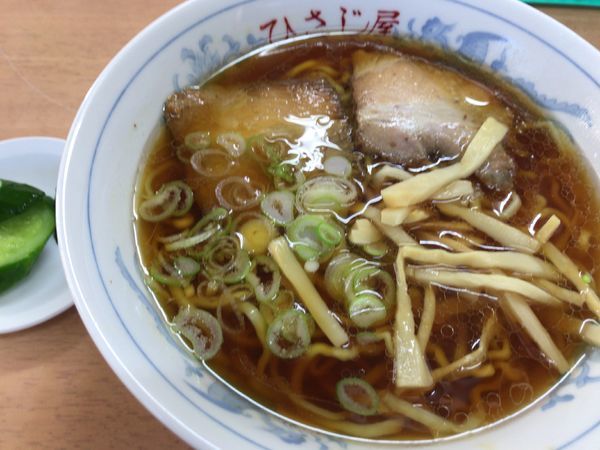 「ラーメン550円」@ひさじ屋食堂の写真