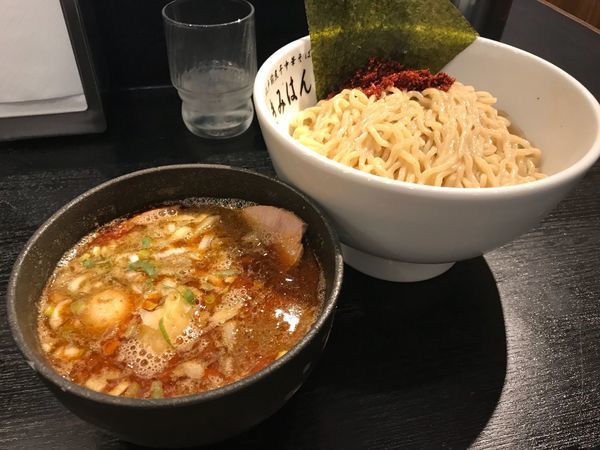 「特製辛つけ麺」@江戸前煮干中華そば きみはん 五反田店の写真