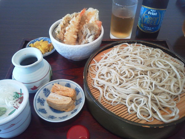 「Aランチ800＋ノンアルビ400＝1200円」@蕎麦 寶の写真