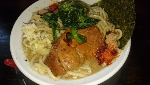 「ラうどん」@ラーメン ヤスオの写真