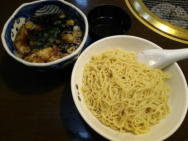 「無添加醤油  温つけ麺　※クーポンで７５０円が５５０円」@夢の家の写真