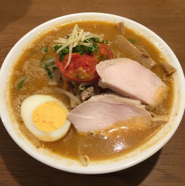 「季節限定 カリー味噌らあめん ¥880」@中華そば 二階堂の写真