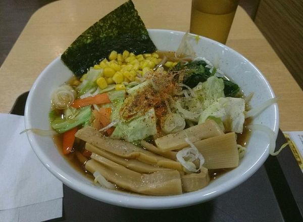 「極み醤油野菜ラーメン590円」@ラーメンわかしお アルカード茂原FS店の写真