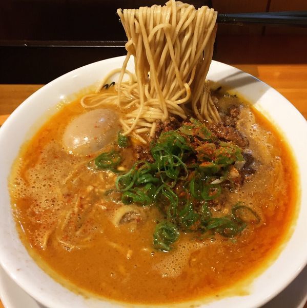 「担担麺850円+エビス小瓶400円」@麺庵ちとせの写真