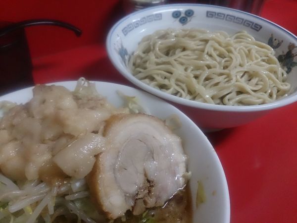 「小ラーメン【つけ麺（ごま油）】」@ラーメン二郎 茨城守谷店の写真
