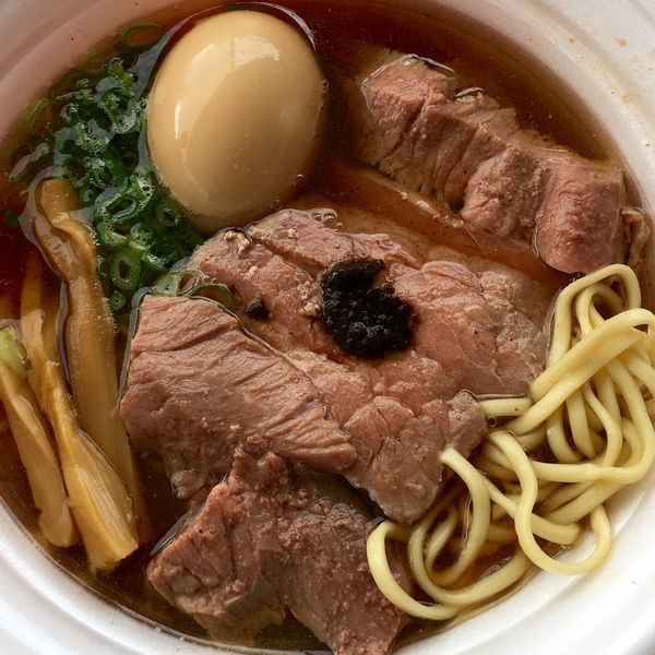 「常陸牛骨らぁめん〜トリュフペースト添え〜他by龍のひげ×虎徹」@つくばラーメンフェスタ2017の写真