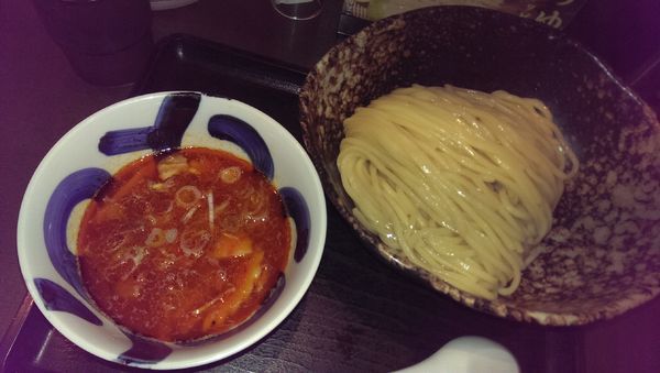 「辛しつけめん、大盛」@三ツ矢堂製麺 狛江店の写真