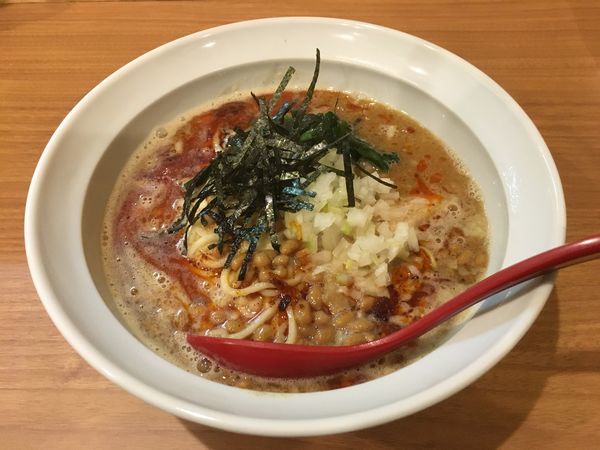 「魅惑の納豆ラーメン」@ラーメン カワタカの写真