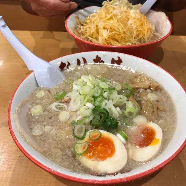 「醤油らーめん 脂少なめ」@こってりらーめん なりたけ 幕張店の写真