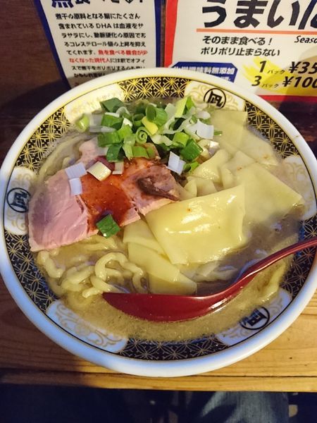 「煮干ラーメン 850円 (塩 大盛)」@すごい煮干ラーメン凪 新宿ゴールデン街店 本館の写真
