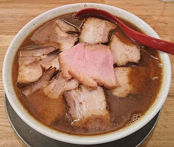 「肉そば(煮干・大)」@麺や 七彩 八丁堀店の写真
