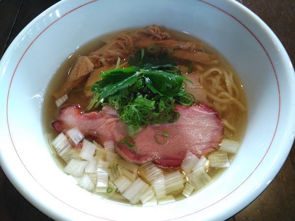 「地鶏中華そば（塩）¥800」@麺や 虎徹の写真