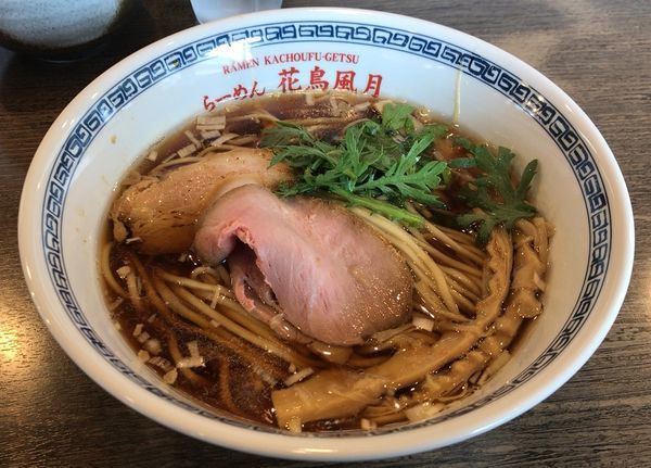 「鶏と貝出汁のらーめん(秋の限定)850円」@らーめん楓の写真