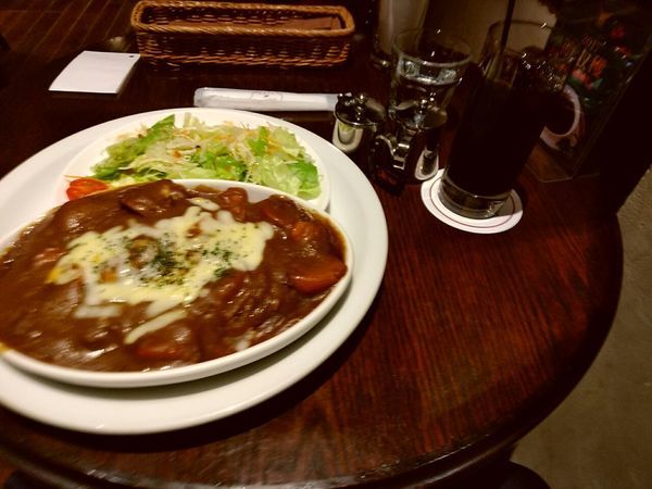 「焼カレープレート(焼カレー＋野菜サラダ)1,339円」@カフェレストの写真