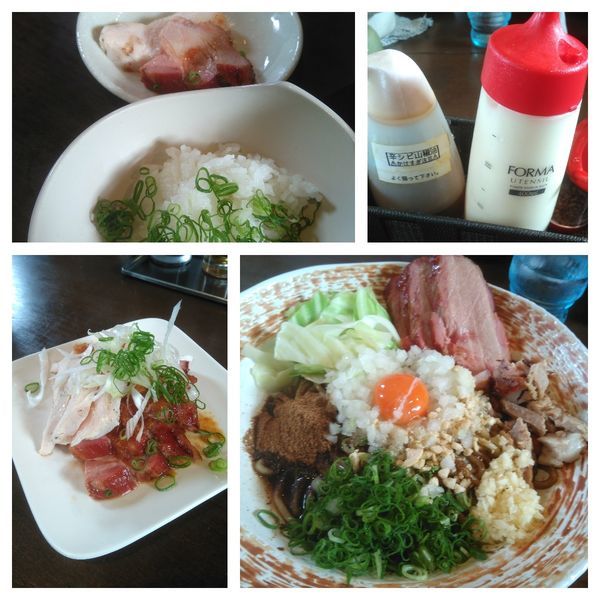 「黒どろまぜそば＋釜焼きチャーシュー」@麺や 虎徹の写真