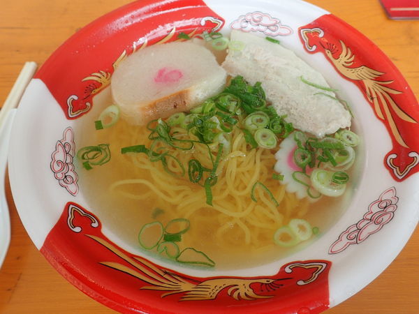 「らぁめん めんきち （北海道） 「北海道函館の黄金塩らぁめん」@大つけ麺博 大感謝祭の写真