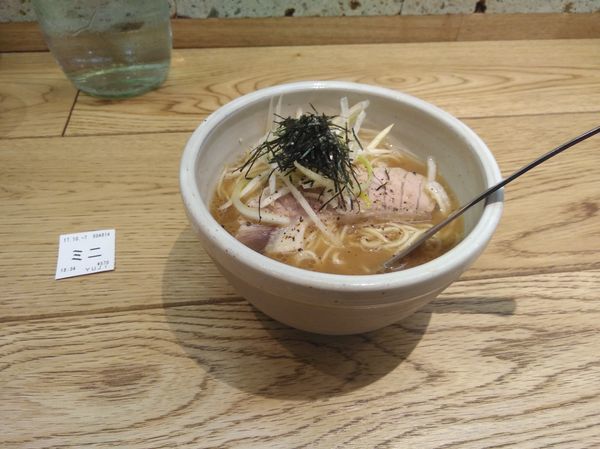 「ミニツナコツラーメン」@YUJI RAMENの写真