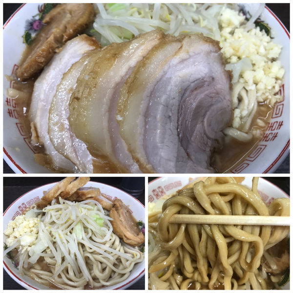 「小豚ラーメン 850円 ヤサイ少なめニンニク」@ラーメン二郎 川越店の写真