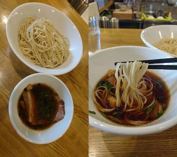 「『つけ麺 醤油+大盛(￥700+100)』」@ROOSTERの写真