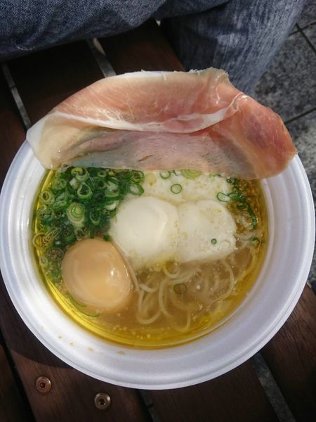 「ドゥエイタリアン　塩ラーメンオールトッピング」@つくばラーメンフェスタ2017の写真