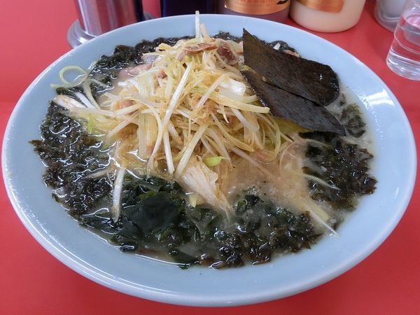 「岩のりネギラーメン中盛」@ラーメンショップ 寒川西店の写真