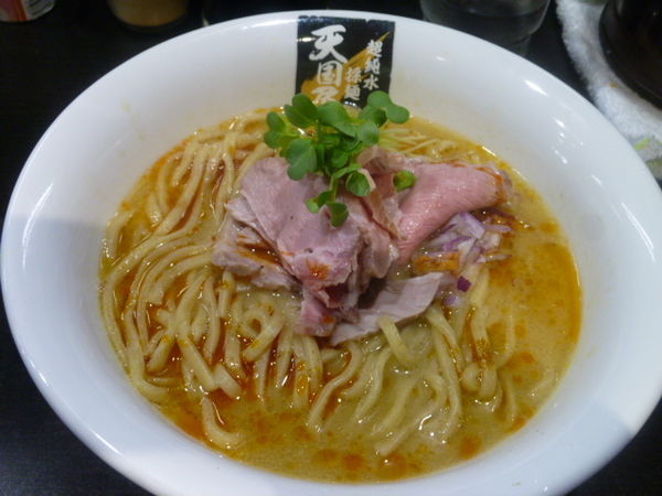 「【限定】渡りガニ味噌麺」@超純水採麺 天国屋の写真