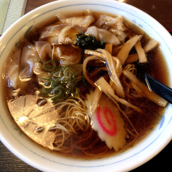 「ワンタンメン　600円」@日進第一 伊勢崎店の写真