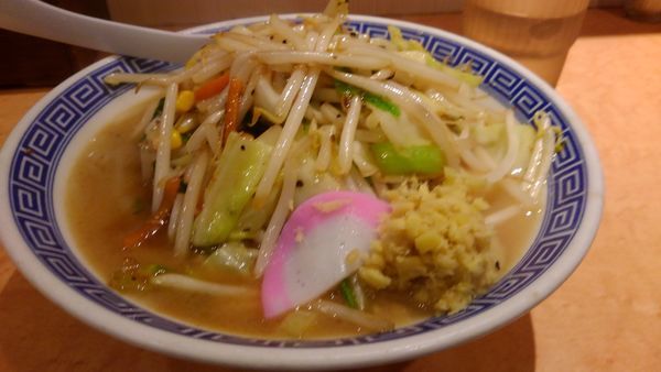 「タンメン 730円(ショウガ)」@東京タンメン トナリ アトレ上野店の写真