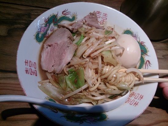 「濃厚味噌＋味玉」@ナベラボ 池袋〝新潟ラーメン〟の写真