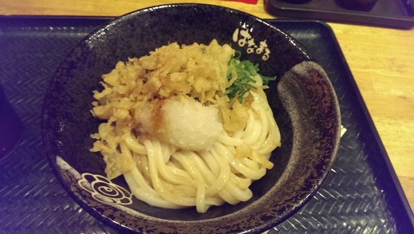 「おろし醤油うどん、中」@はなまるうどん ファブ南大沢店の写真