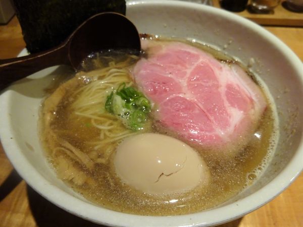 「味玉そば　　900円」@中華蕎麦 蘭鋳の写真