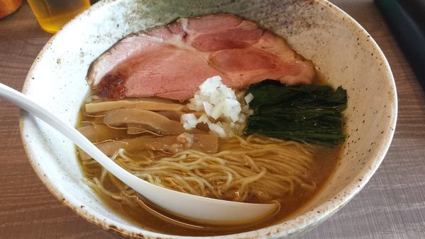 「【限定】秋刀魚中華そば900円」@東大和ラーメン大冬樹Season2の写真