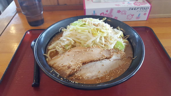 「味噌野菜ラーメン」@中華そばつけ麺 魚介の達人 久兵衛 取手店の写真