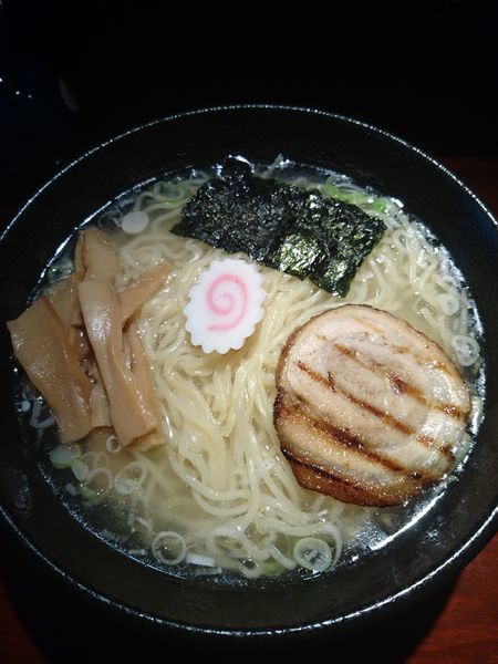 「塩ラーメン 500円 大盛(ラーパス)」@油そば 静の写真