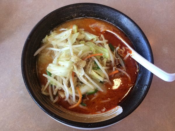 「辛し味噌野菜らーめん」@幸楽苑 つくば中央店の写真