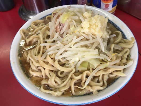 「小ラーメン（ニンニク）」@ラーメン二郎 目黒店の写真