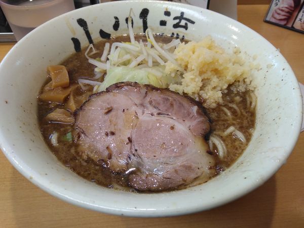 「らーめん中盛り」@創作らーめん 小川流 二本松店の写真