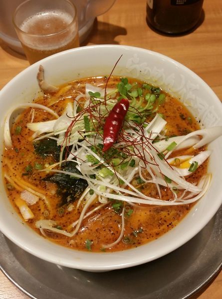 「限定　黄金の味噌らあめん　辛紅の薔薇830円」@らあめん花月嵐 所沢駅前店の写真