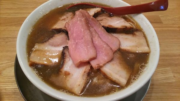 「肉そば（煮干）」@麺や 七彩 八丁堀店の写真